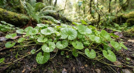 Fresh Centella Asiatica leaves